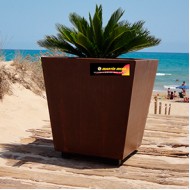 Jardineres en Acer Corten